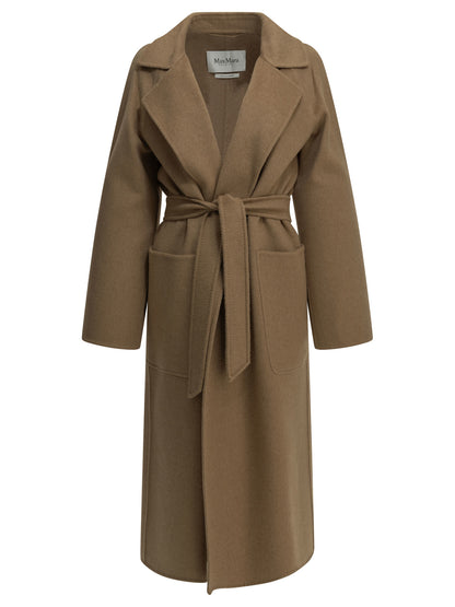 Max Mara "Ready Icon Coat" Long Coat - Beige