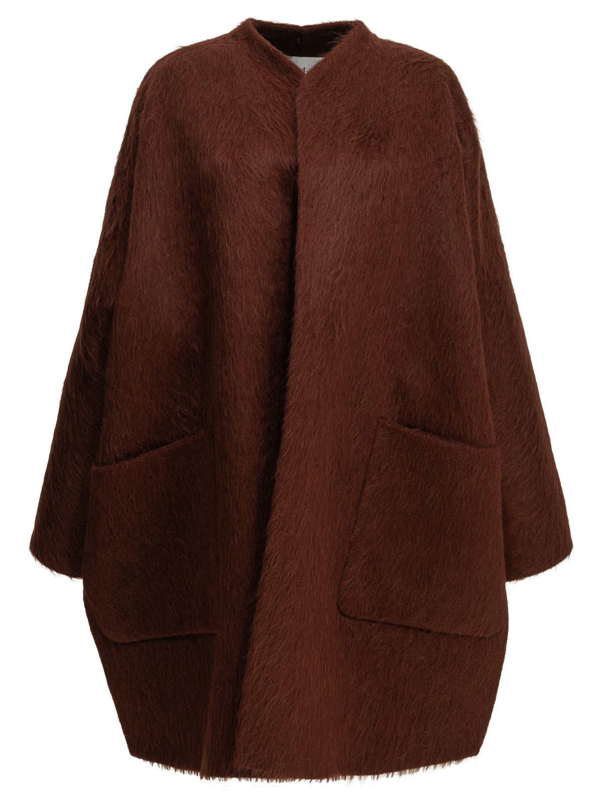 Max Mara Short coat made of alpaca and wool - Red