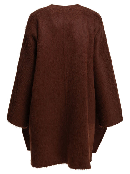 Max Mara Short coat made of alpaca and wool - Red