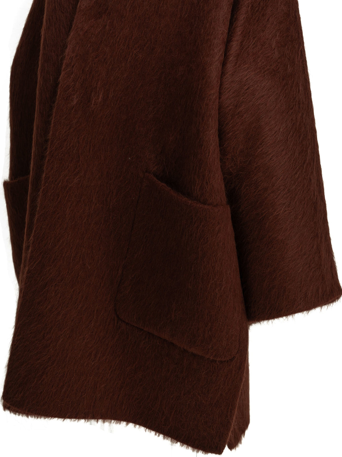 Max Mara Short coat made of alpaca and wool - Red