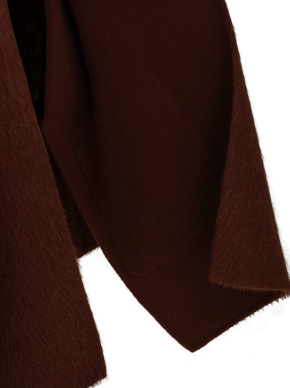Max Mara Short coat made of alpaca and wool - Red