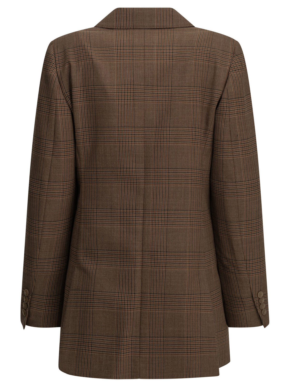 Max Mara Double-breasted wool blazer - Brown