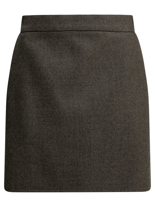 Max Mara Wool miniskirt - Grey