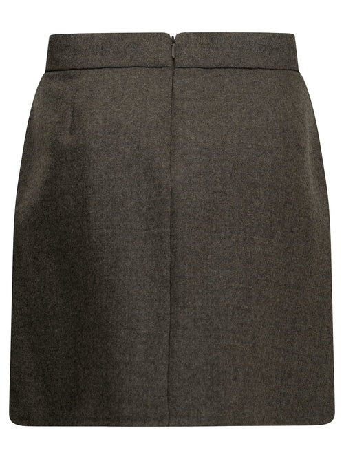 Max Mara Wool miniskirt - Grey