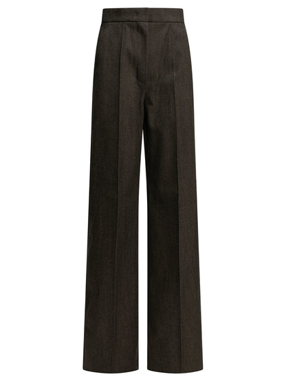 Max Mara Tailored wool pants - Brown