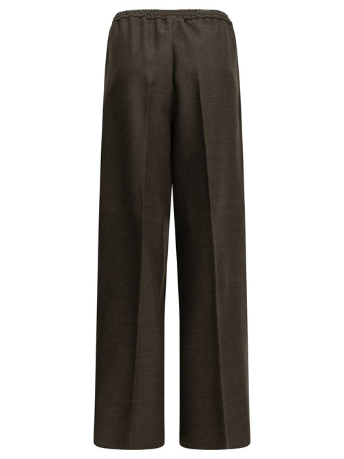Max Mara Casual wool pants - Brown