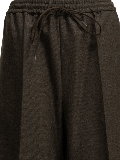 Max Mara Casual wool pants - Brown