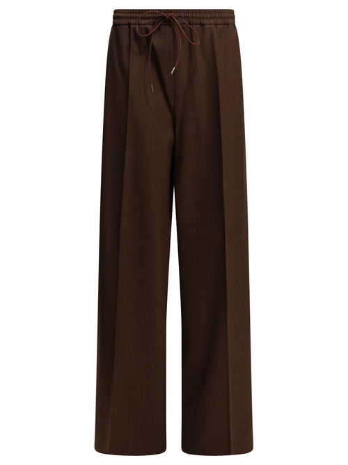 Max Mara Casual wool pants - Burgundy