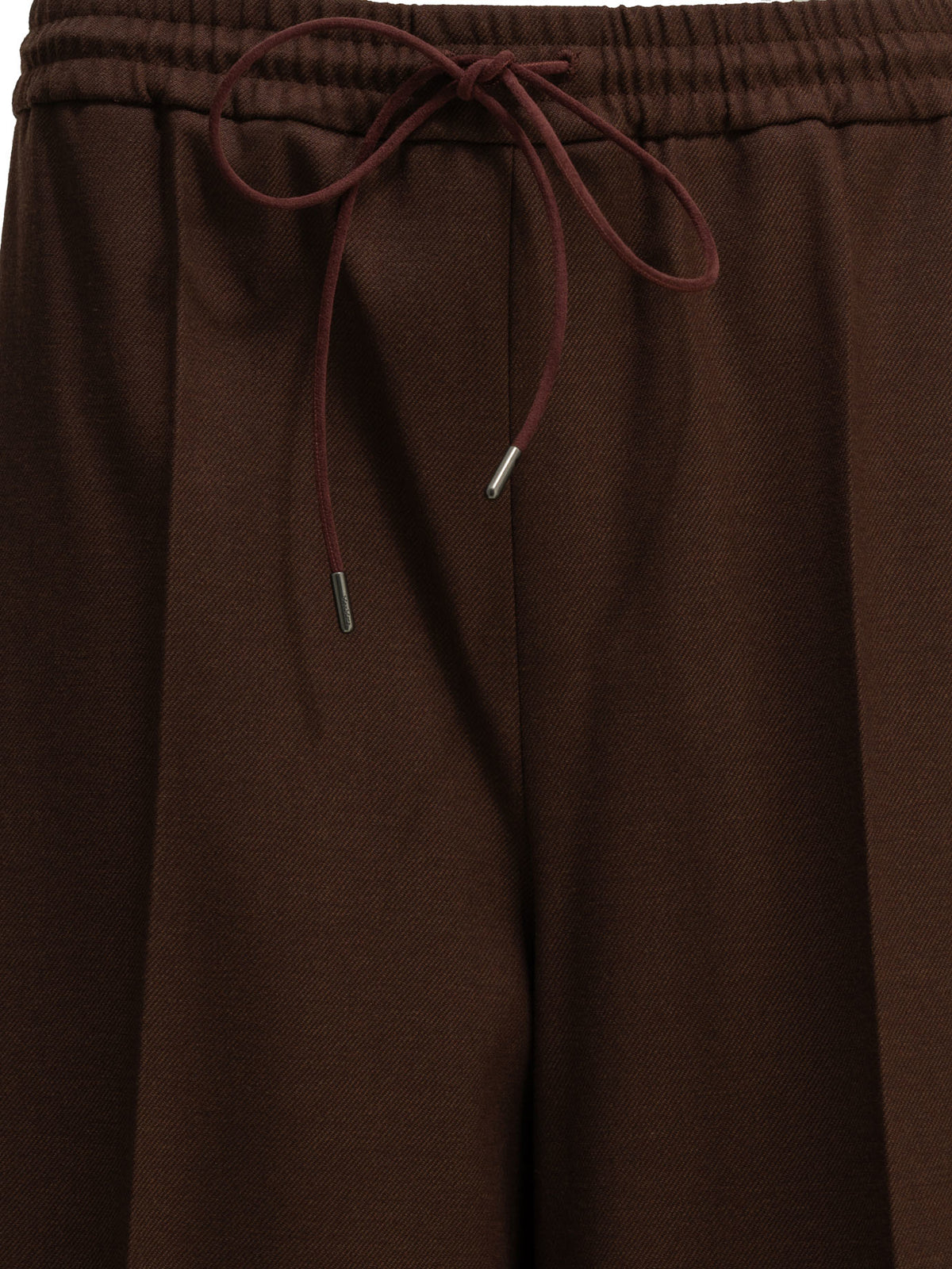 Max Mara Casual wool pants - Burgundy