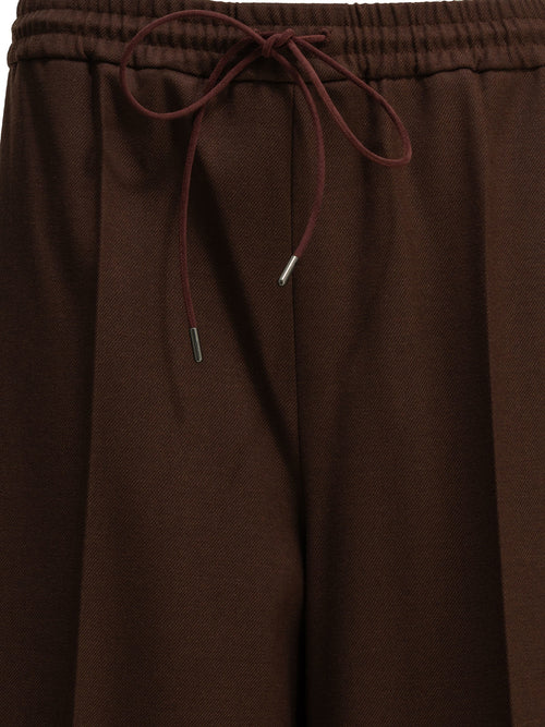 Max Mara Casual wool pants - Burgundy