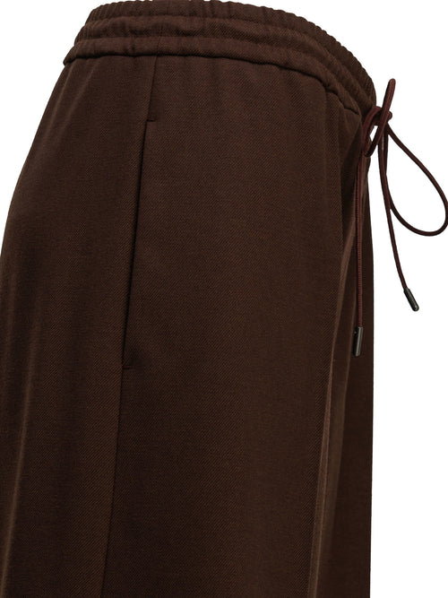 Max Mara Casual wool pants - Burgundy