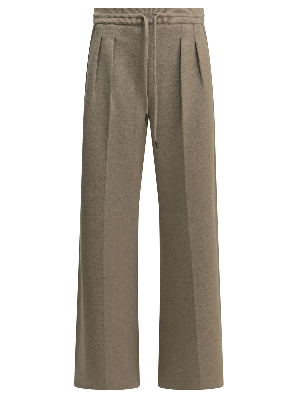 Max Mara Casual pants made of wool and cashmere - Beige