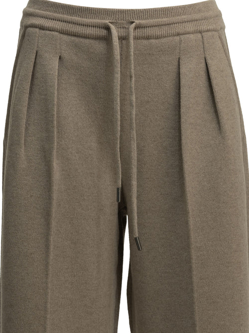 Max Mara Casual pants made of wool and cashmere - Beige