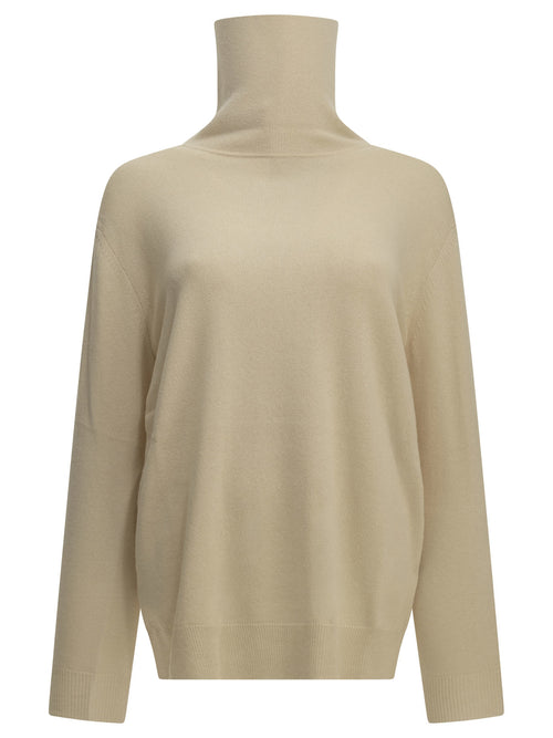 Max Mara Wool and cashmere turtleneck sweater - Beige