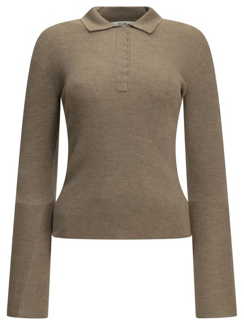 Max Mara Cashmere polo shirt - Beige