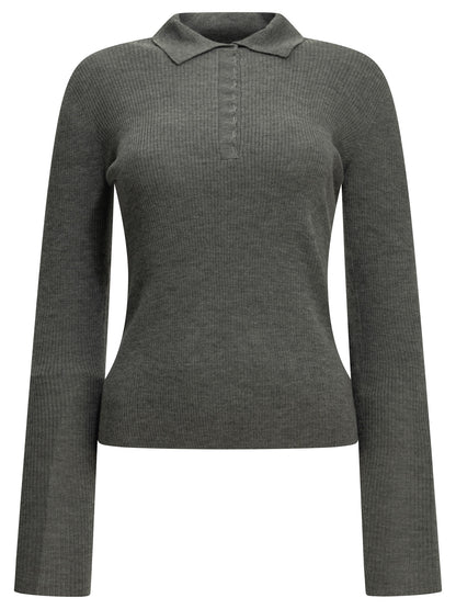 Max Mara Cashmere polo shirt - Grey