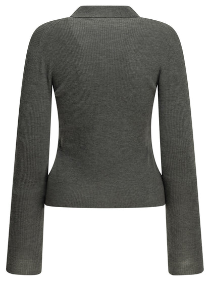 Max Mara Cashmere polo shirt - Grey