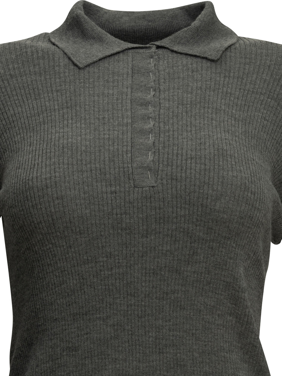 Max Mara Cashmere polo shirt - Grey