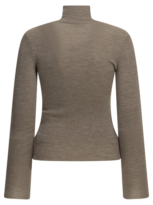 Max Mara Virgin wool turtleneck sweater - Beige