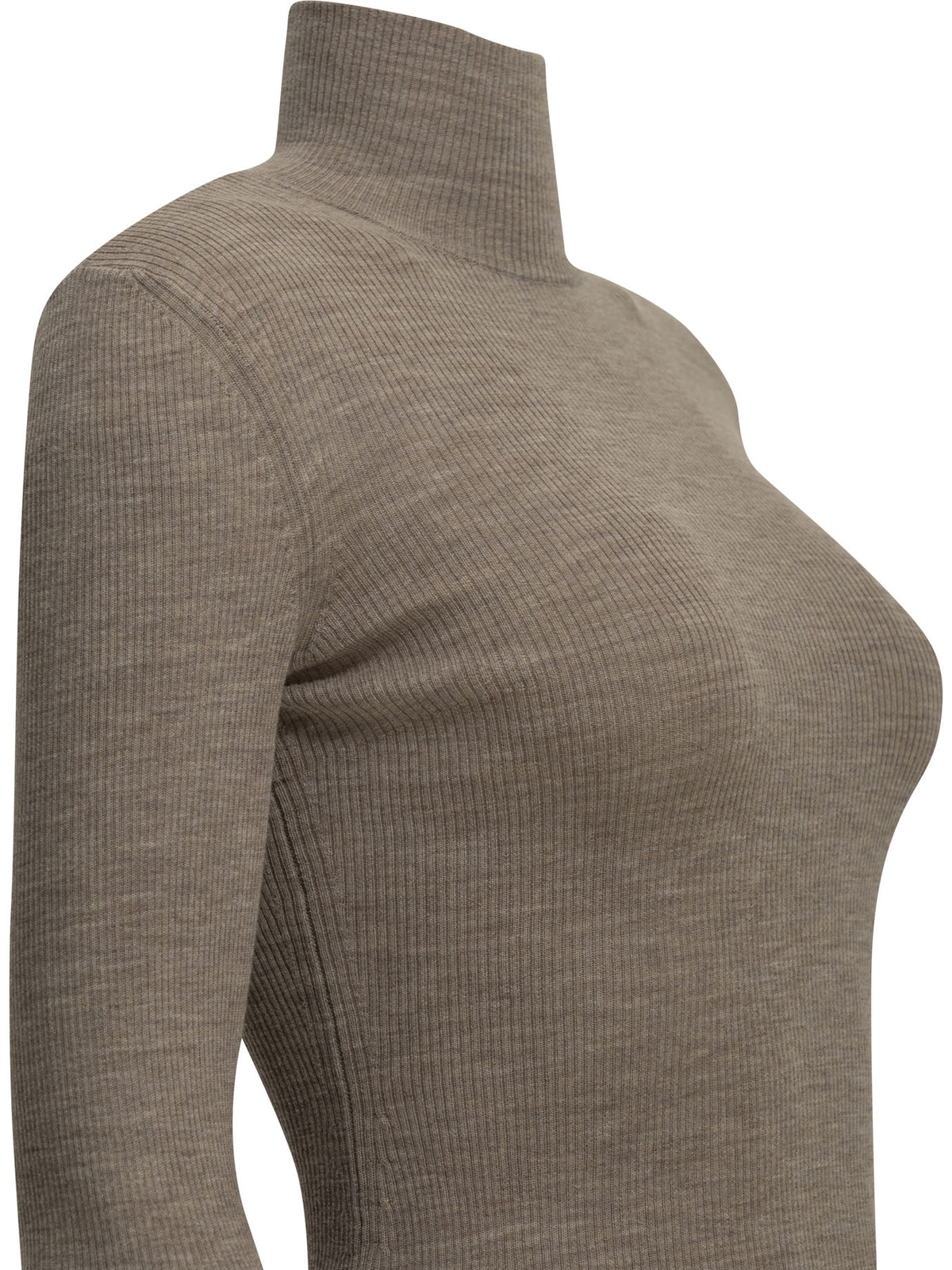 Max Mara Virgin wool turtleneck sweater - Beige