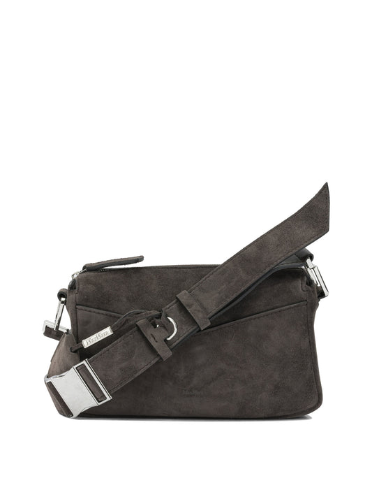 Max Mara Small suede handbag - Brown