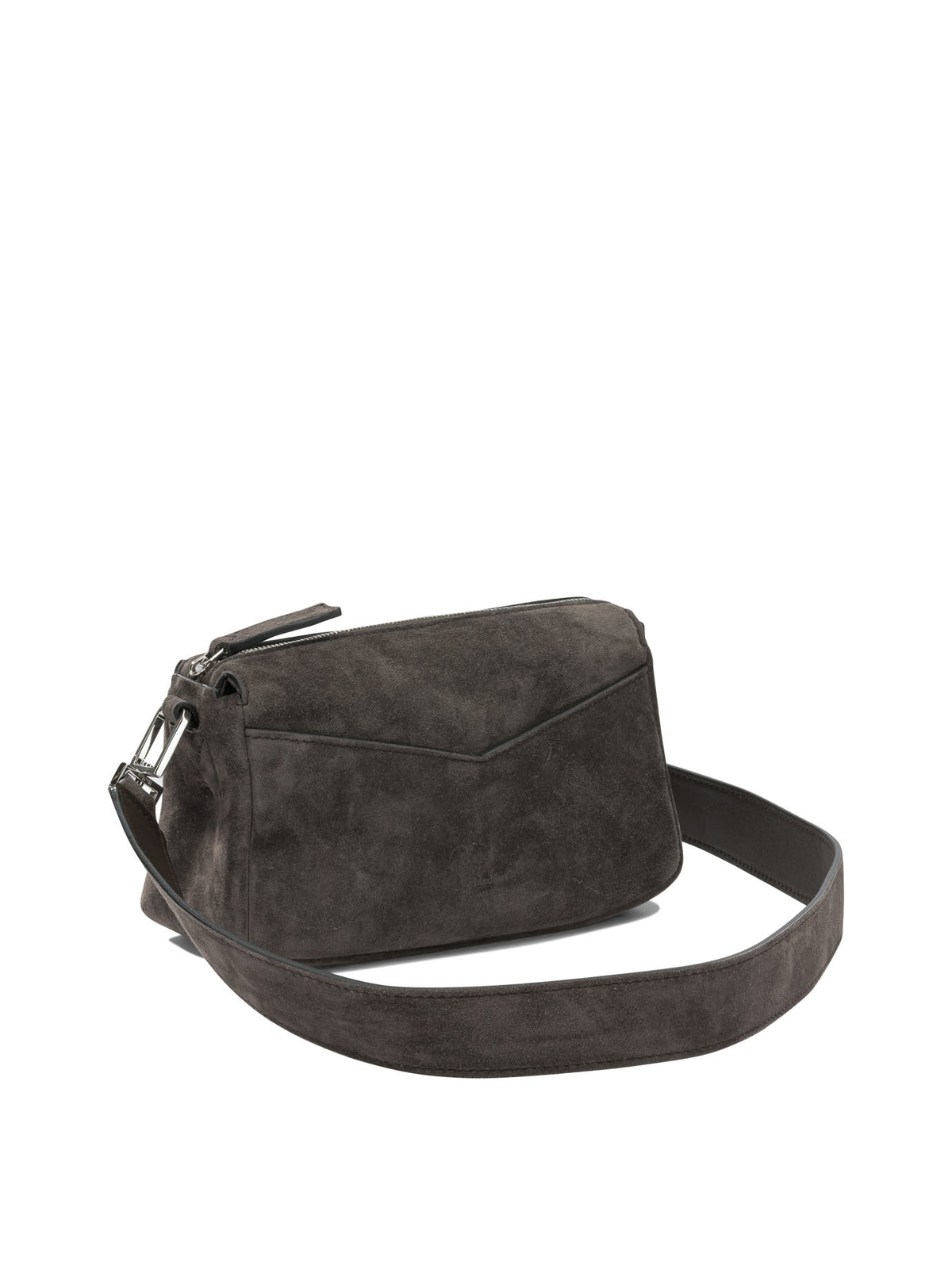 Max Mara Small suede handbag - Brown