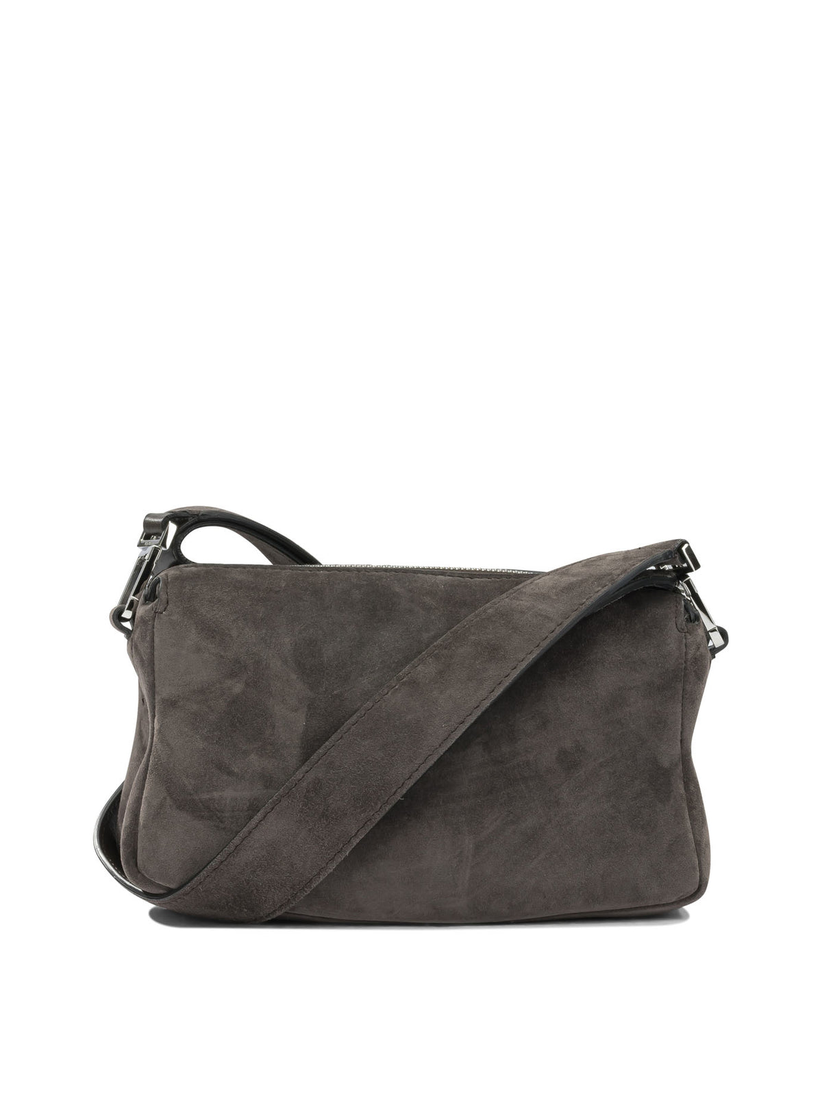 Max Mara Small suede handbag - Brown
