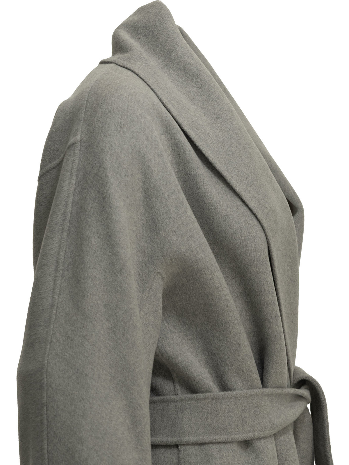 Max Mara Studio Long wool coat - Grey