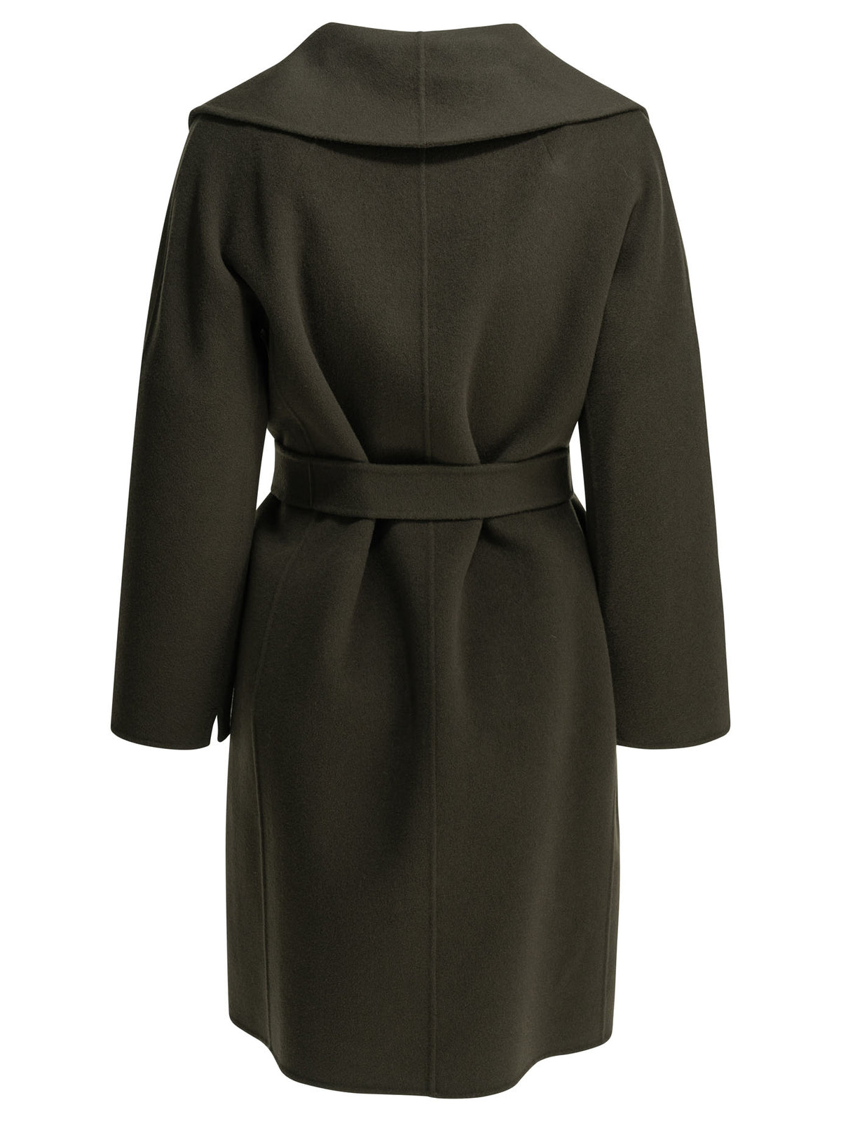 Max Mara Studio Long wool coat - Green