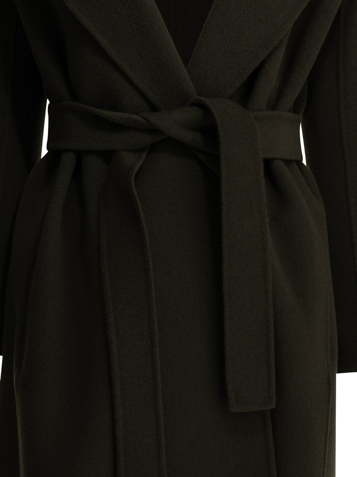 Max Mara Studio Long wool coat - Green