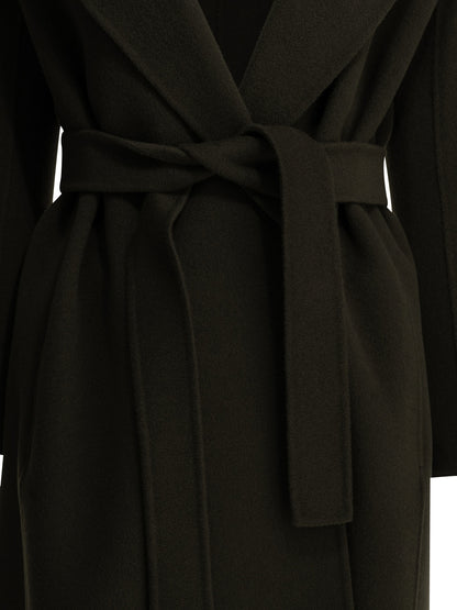 Max Mara Studio Long wool coat - Green