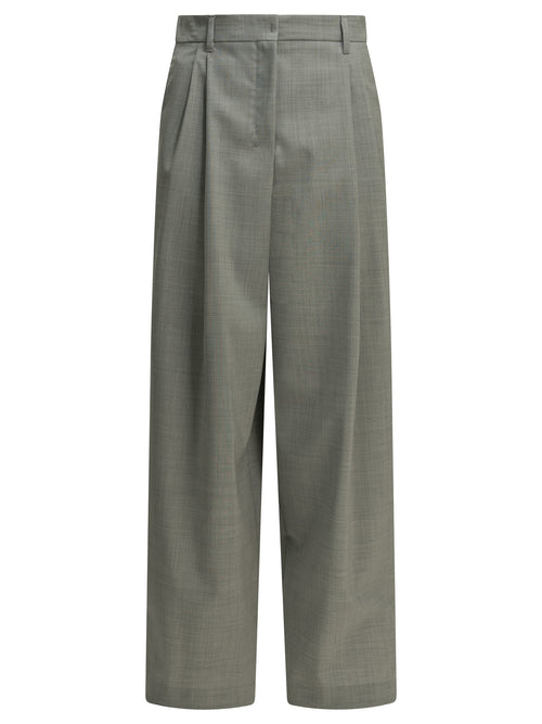Max Mara Studio Tailored wool pants - Grey