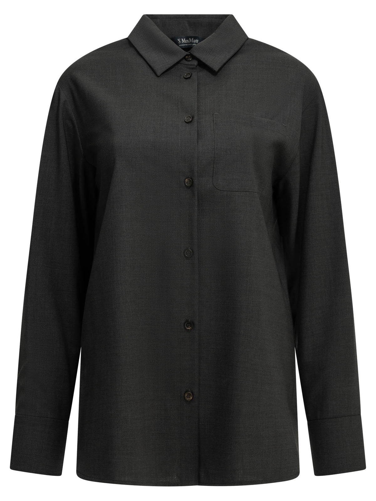 Max Mara Studio Casual shirt made of virgin wool - Grey