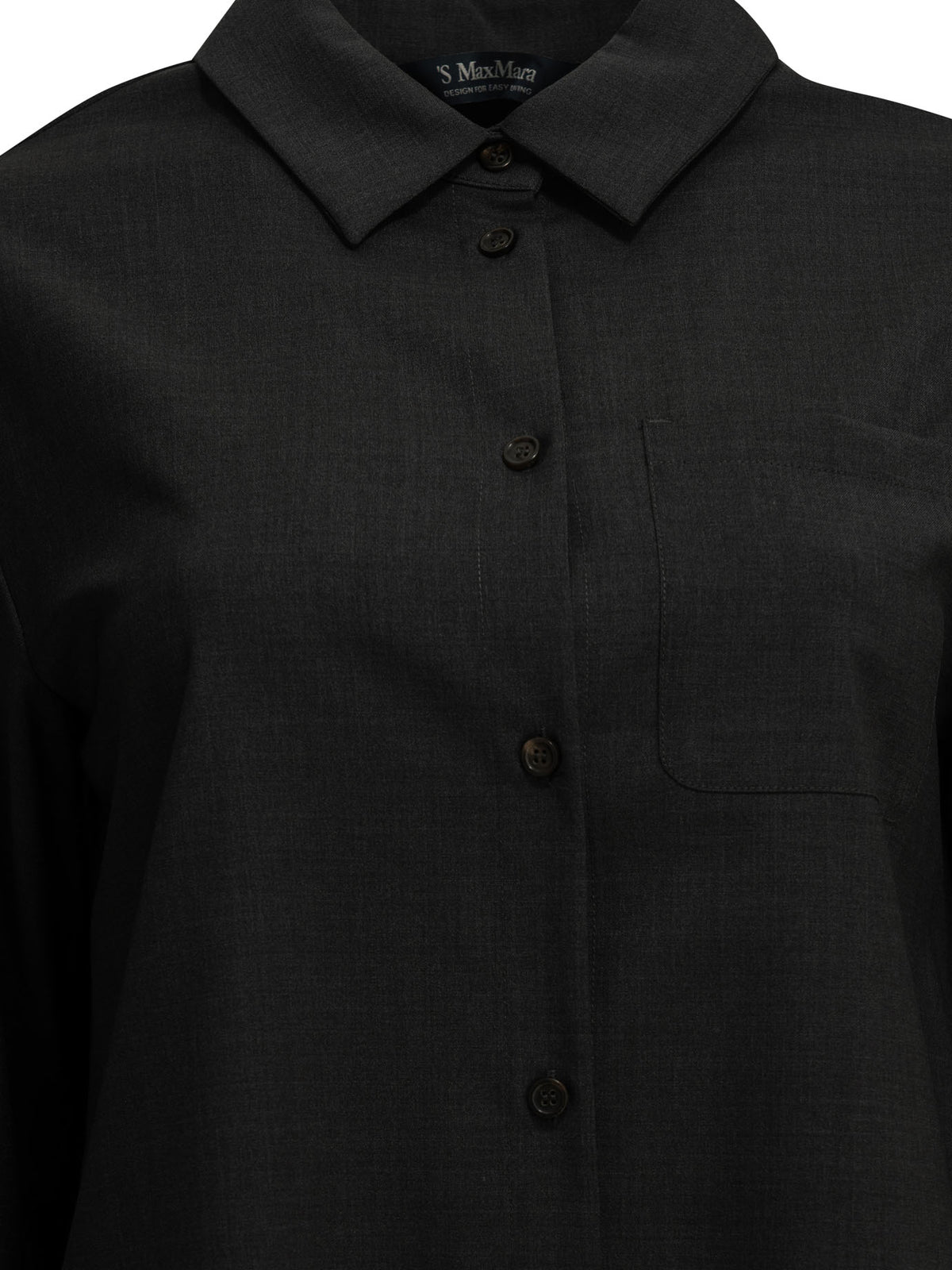 Max Mara Studio Casual shirt made of virgin wool - Grey
