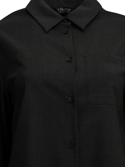 Max Mara Studio Casual shirt made of virgin wool - Grey