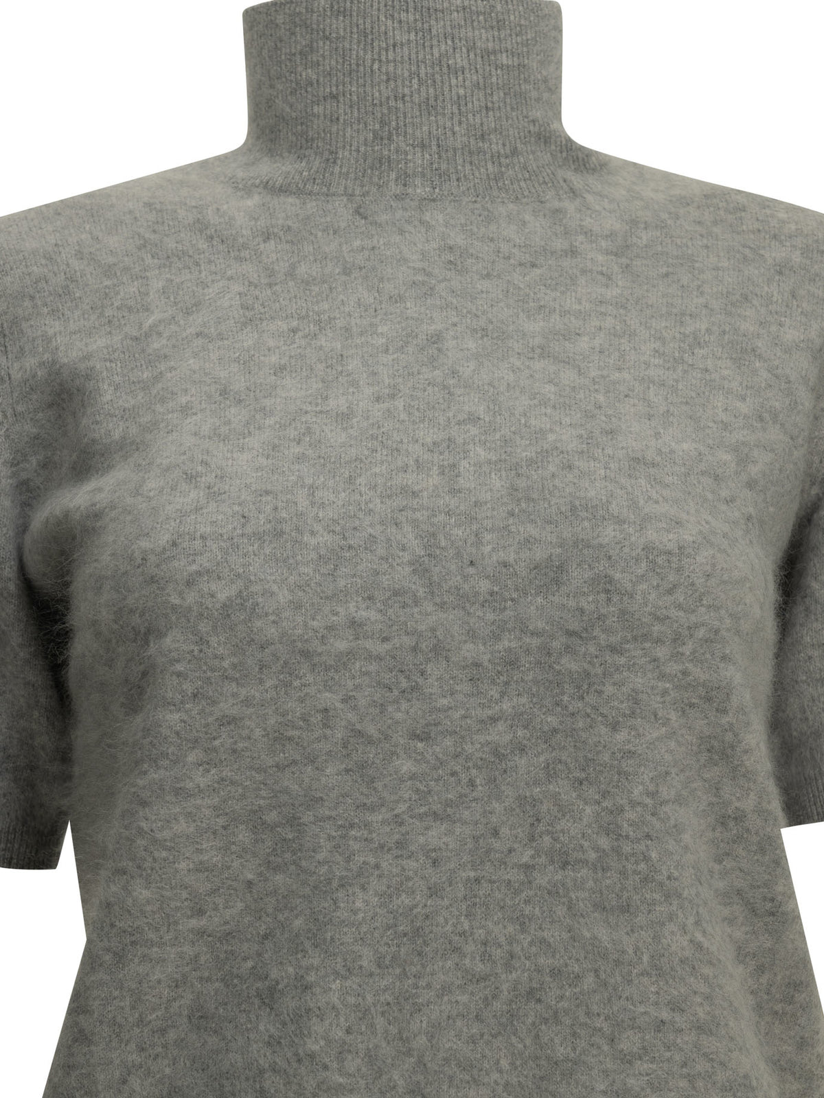 Max Mara Studio Wool Turtleneck Sweater - Grey