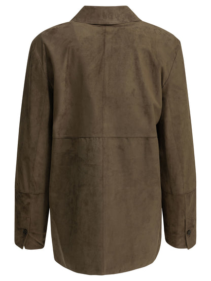 Max Mara Studio Suede jacket - Brown