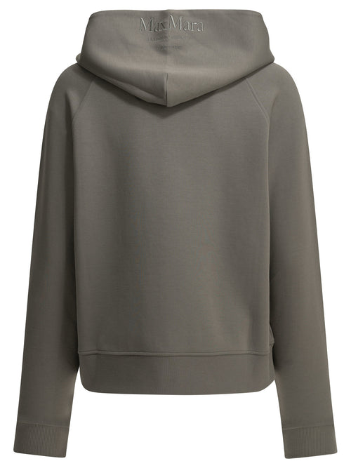 Max Mara Studio Hooded sweatshirt made of cotton jersey - Grey
