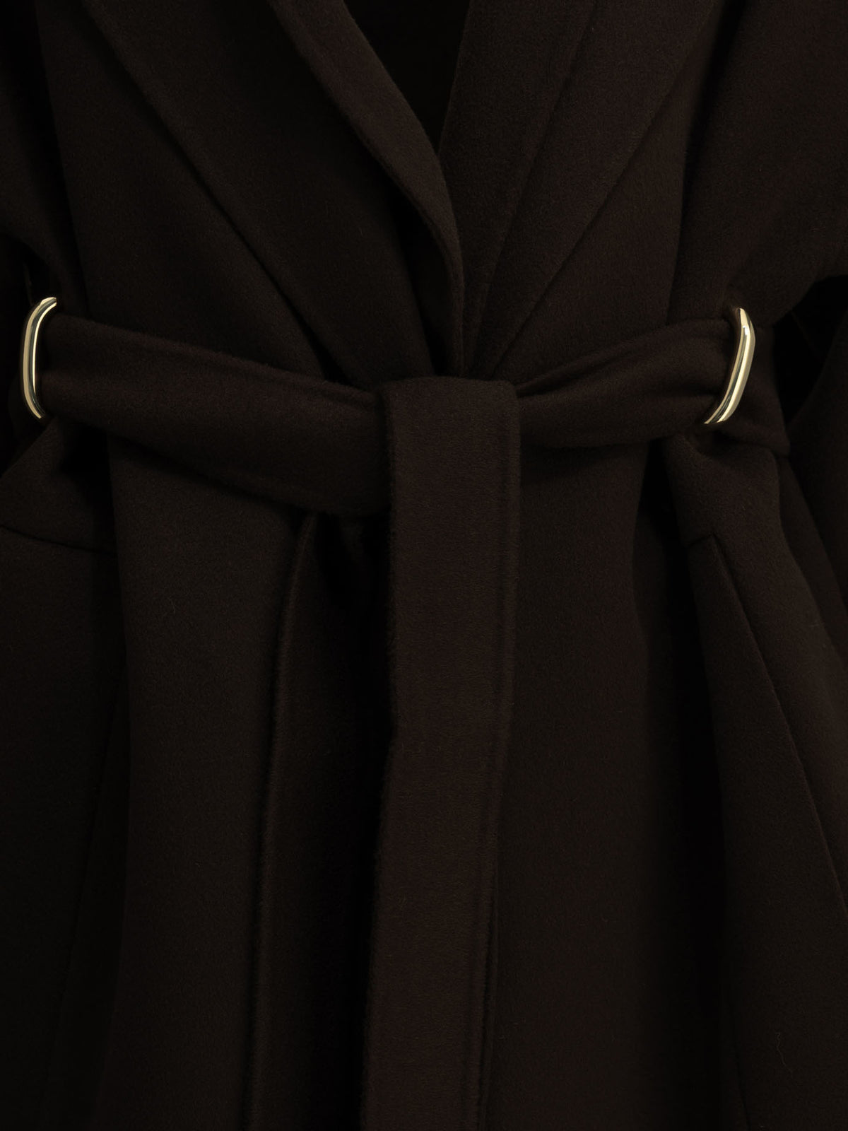 Max Mara Sportmax Long coat in pure wool - Brown