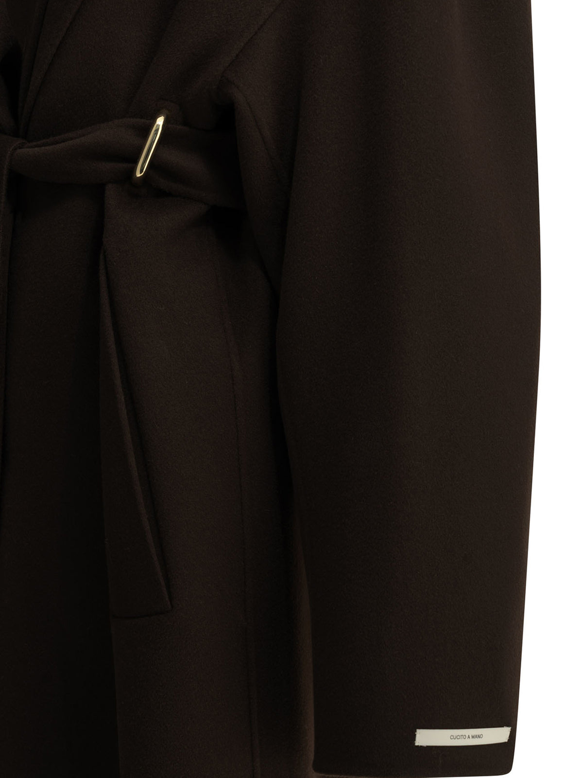 Max Mara Sportmax Long coat in pure wool - Brown