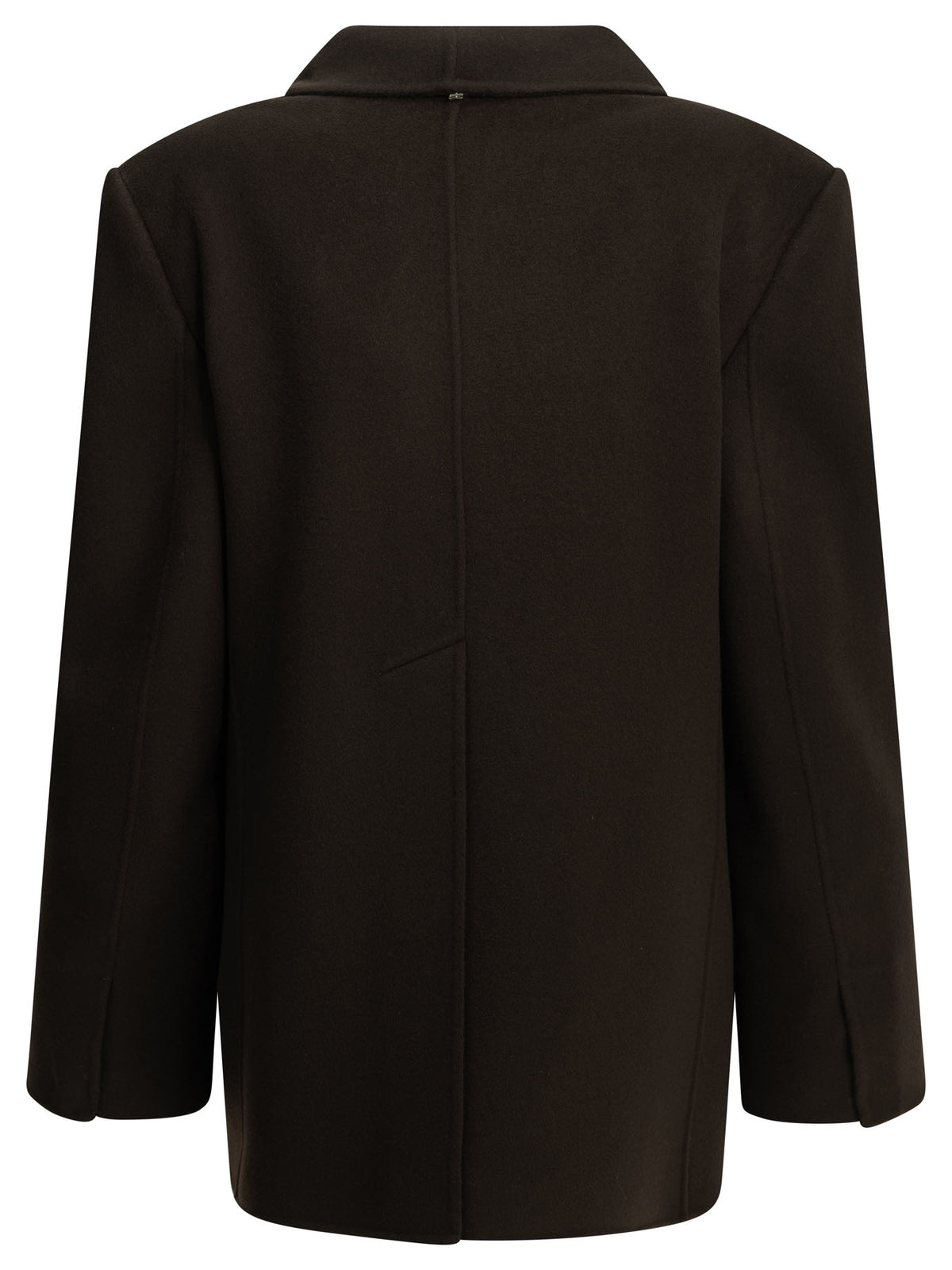 Max Mara Sportmax Short virgin wool coat - Brown