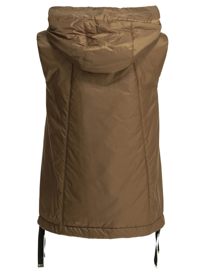 Max Mara The Cube Water-repellent sleeveless jacket - Brown