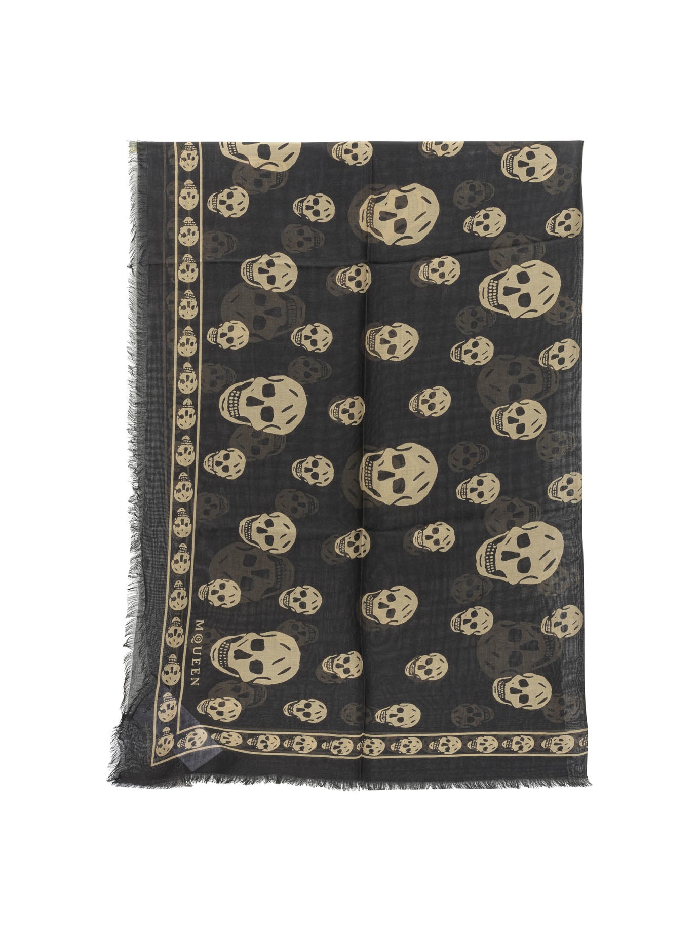 Mcqueen Scarves & Silk scarves - Black