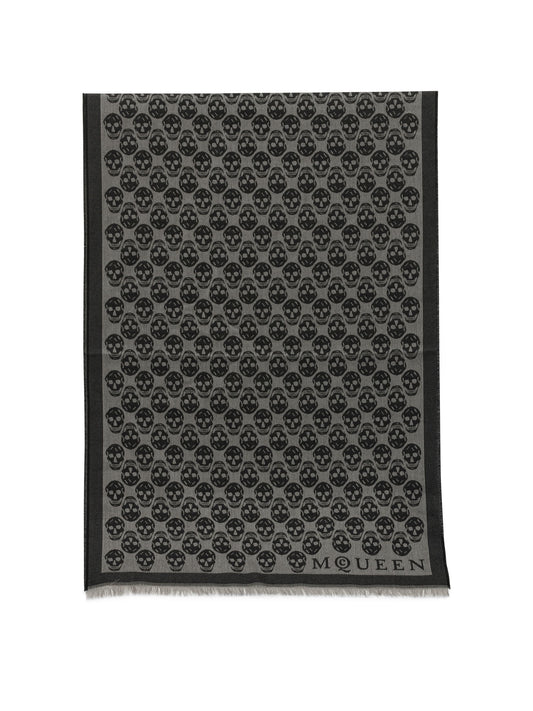 Mcqueen Scarves & Silk scarves - Grey