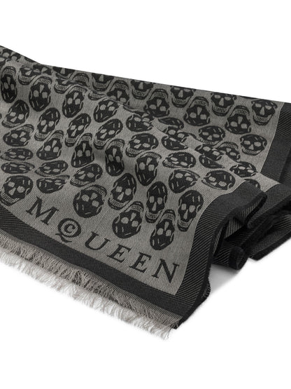 Mcqueen Scarves & Silk scarves - Grey