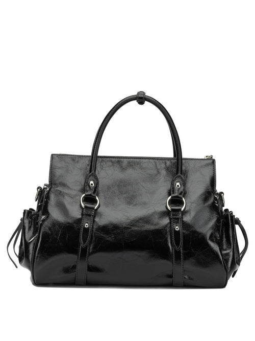 Miu Miu Medium Logo Clutch Bag - Black