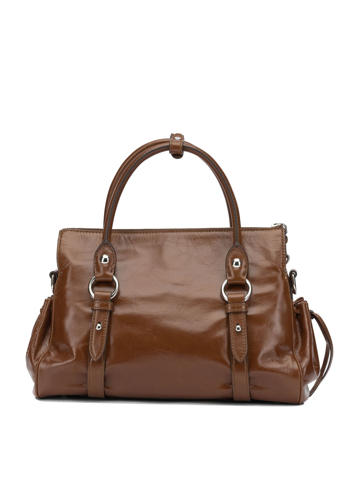 Miu Miu Small handbag with logo - Brown