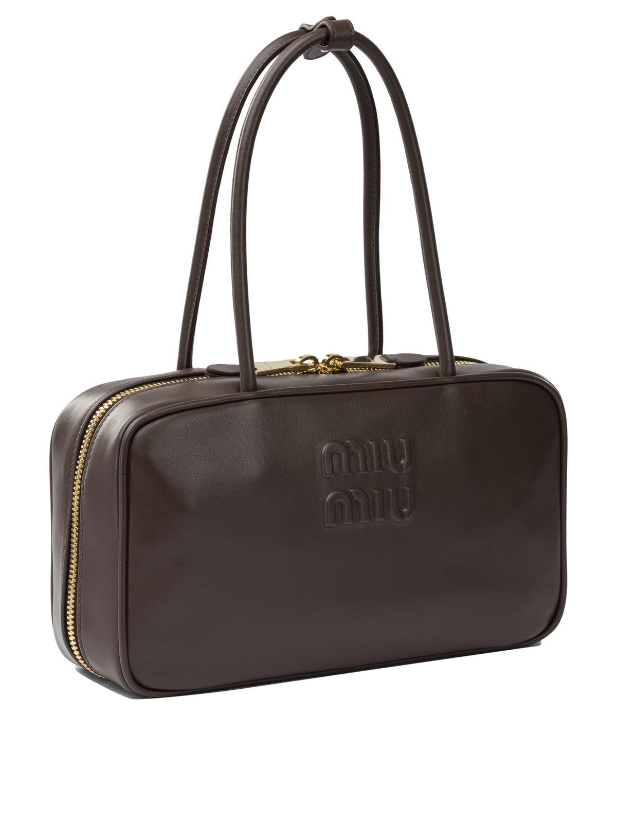 Miu Miu "Beau" Medium Handbag - Brown
