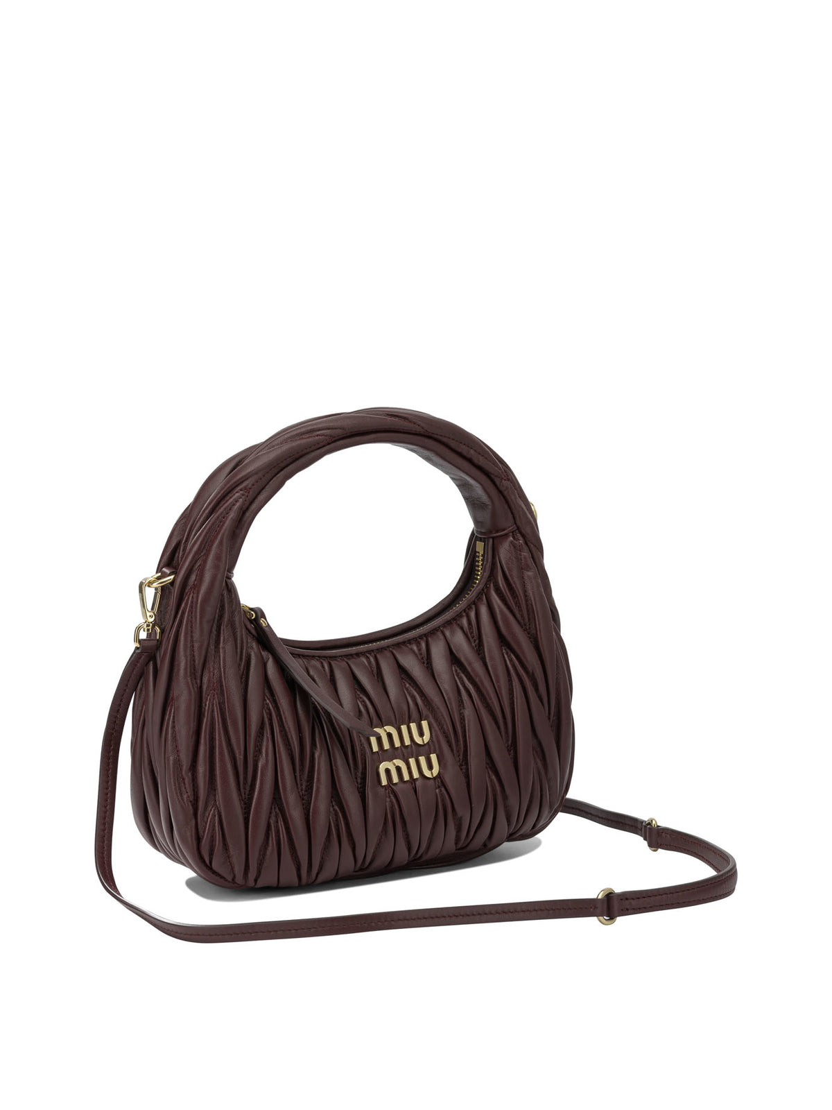 Miu Miu "Wander" Small handbag - Bordeaux