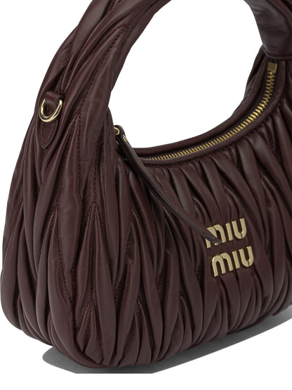 Miu Miu "Wander" Small handbag - Bordeaux